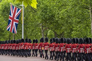 Tradirional Prints: Trooping the Colour, London, England, Uk