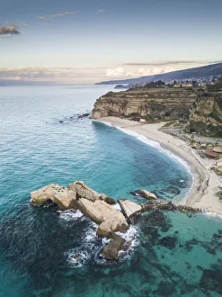 Tropea, Province of Vibo Valentia, Calabria, Italy. Top view Scoglio di Riaci