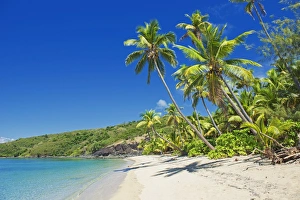 Fiji Prints: Tropical beach, Drawaqa Island, Yasawa island group, Fiji, South Pacific islands, Pacific