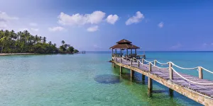 Tropical beach on an Island nr Ko Chang, Thailand