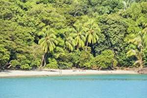 Images Dated 18th December 2020: Tropical beach, Manuel Antonio National Park, Quepos, Costa Rica