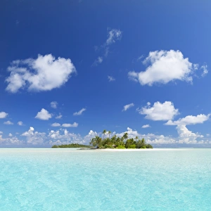 Kaafu Atoll Prints: Tropical island, South Male Atoll, Kaafu Atoll, Maldives