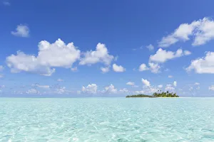 Tropical island, South Male Atoll, Kaafu Atoll, Maldives