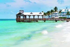 Open Prints: Tropical Pier Key West, Florida, USA