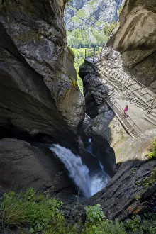 Bernese Prints: Trummelbach falls, Lauterbrunnen, Bernese Oberland, Switzerland