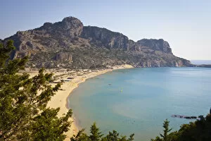 Images Dated 6th July 2012: Tsampika Beach, Rhodes, Greece