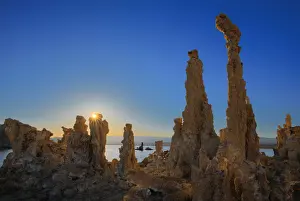 Tufa Formations Prints: Tufa Formations at Sunset, Mono Lake, California, USA