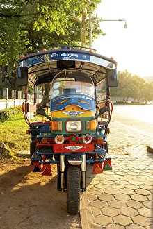 Vientiane Prints: Tuk-tuk, Vientiane (capital city), Laos