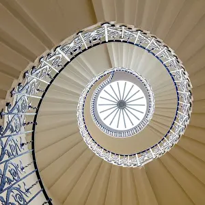 Greenwich Prints: The Tulip Staircase, Queen's House, Greenwich, London, England