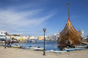 Images Dated 29th August 2019: Tunisia, Bizerte, The Old Port, Ship now Le Phenicien restaurant