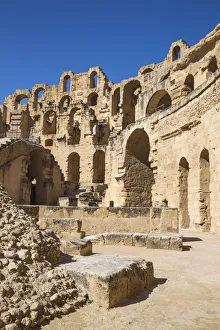 Tunisia, El Jem, Roman Amphitheatre