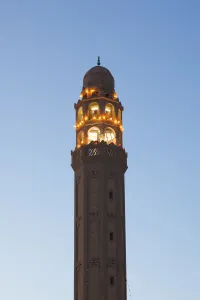 Jerid Prints: Tunisia, The Jerid Area, Tozeur, Avenue Habib Bourguiba, Mosque el-Ferdous