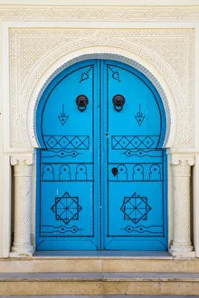 Old City Gallery: Tunisia, Kairouan, Madina, Blue door