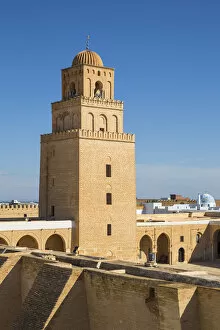 Images Dated 29th August 2019: Tunisia, Kairouan, Madina, Courtyard of The Great Mosque