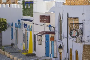 Cobbled Street Prints: Tunisia, Kairouan, A street in the madina
