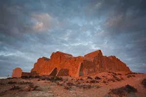 Images Dated 25th November 2010: Tunisia, Ksour Area, Ksar Ouled Soltane, ruins of ancient grain storage ksar building