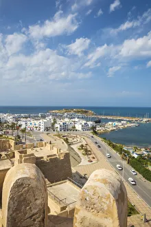 Defence Prints: Tunisia, Monastir, View towards marina from Fort