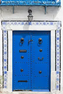 Tunisia, Picturesque whitewashed village of Sidi Bou Said