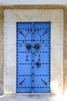 Tunisia, Picturesque whitewashed village of Sidi Bou Said