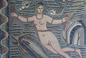 Images Dated 25th November 2010: Tunisia, Sidi Bou Said, souvenir mosaic