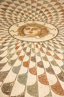 Tunisia, Sousse, Archaeological museum, Madussa Mosaic