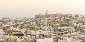 Images Dated 2nd December 2019: Tunisia, Sousse, View across madina towards archaeological museum