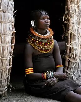 Beaded Jewellery Collection: A Turkana woman