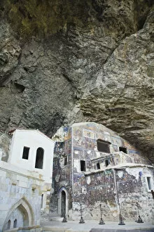 Images Dated 28th July 2008: Turkey, Black Sea Coast, Trabzon, Sumela Monastery (UNESCO World Heritage Site), Main