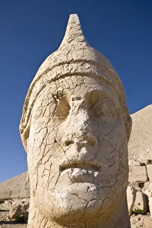 Turkey, Eastern Turkey, Adiyaman, Nemrut Dagi National Park, West Terrace, The colossal