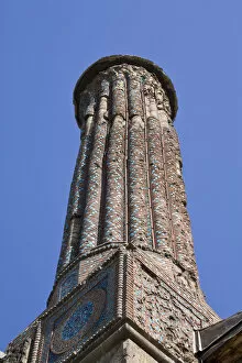 Images Dated 20th August 2008: Turkey, Eastern Turkey, Erzurum, Twin minaret Seminary - Cifte Minareli Medrese