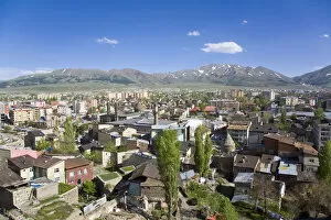 Turkey, Eastern Turkey, Erzurum, City View from Kale, Citadel