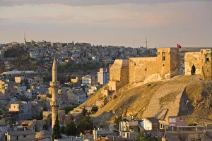 Turkey, Eastern Turkey, Gaziantep - Antep, Castle and city view Turkey, Eastern Turkey, Gaziantep - Antep, Castle and city view