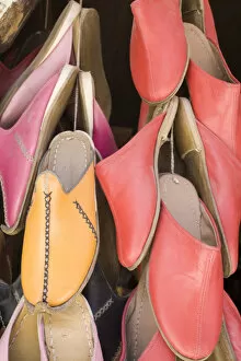 Bazaar Gallery: Turkey, Eastern Turkey, Gaziantep, Antep, Bazaar, Hand crafted leather shoes