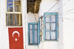 Turkey, Eastern Turkey, Malatya, Gunduzbey Village, Old houses