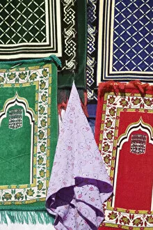 Images Dated 20th August 2008: Turkey, Eastern Turkey, Malatya, Bazaar, Prayer rugs