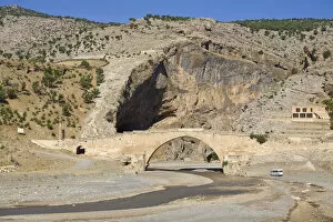 Images Dated 15th July 2008: Turkey, Eastern Turkey, Nemrut Dagi National Park, Cendere bridge (Roman bridge)