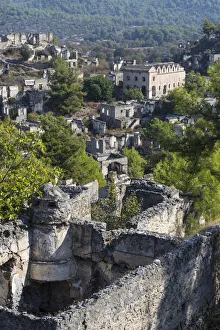 Turkey, Fethiye, Kayakoy (Mugla) Ghost Town, a former greek colony and now an abandoned