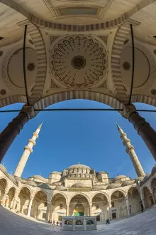 Images Dated 13th June 2014: Turkey, Istanbul, Suleymaniye Mosque (Suleymaniye Camii)