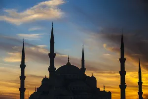 Worship Prints: Turkey, Istanbul, Sultanahmet, Blue Mosque - Sultan Ahmed Mosque