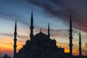 Worship Prints: Turkey, Istanbul, Sultanahmet, Blue Mosque - Sultan Ahmed Mosque