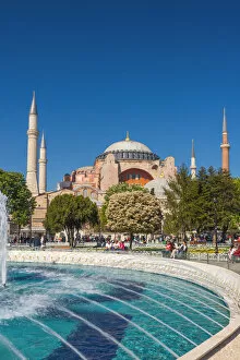 Images Dated 13th June 2014: Turkey, Istanbul, Sultanahmet, Hagia Sophia (or Ayasofya), Greek Orthodox basilica