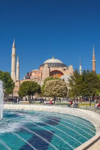 Sultanahmet Prints: Turkey, Istanbul, Sultanahmet, Hagia Sophia (or Ayasofya), Greek Orthodox basilica