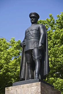 Turkey, Trabzon, Meydan Park, Statue of Ataturk