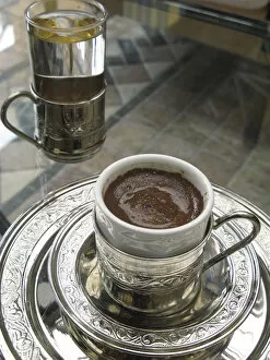 Images Dated 13th May 2010: A Turkish Coffee at The Four Seasons Hotel, Istanbul, Turkey