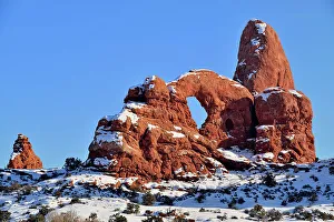 Eroded Prints: Turret Arch, Arches National Park, Utah, USA