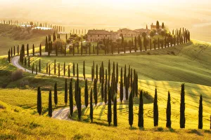 Horizontal Gallery: Tuscan farmhouse near Asciano, Tuscany, Italy