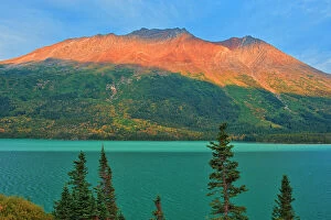 Images Dated 14th August 2023: Tutshi Lake. Coast Mountains. South Klondike Highway South Klondike Highway, British Columbia