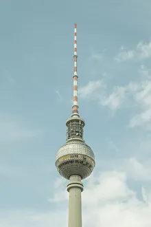 Mitte Prints: TV Tower (Berliner Fernsehturm), Alexanderplatz, Berlin, Germany