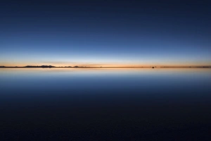 Salar De Uyuni Gallery: Twilight over the Salar de Uyuni, Southern Altiplano, Bolivia
