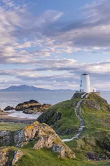 Images Dated 20th July 2017: Twr Mawr lighthouse on Llanddwyn Island in Anglesey, North Wales, UK